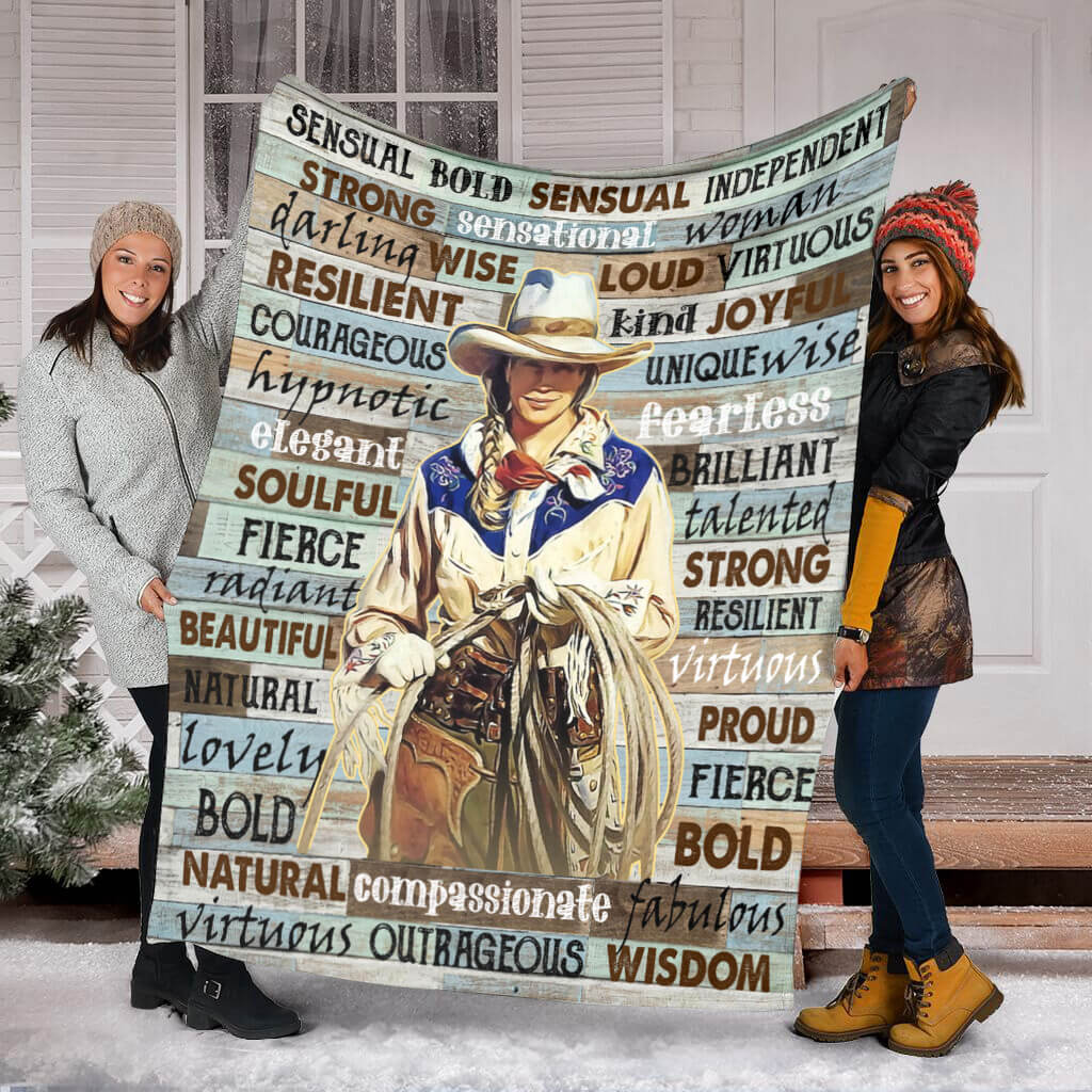 Horse I Am Beautiful Flannel Blanket For Soft Bed Couch And Home Comfort