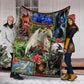 Dragon Christmas Flannel Blanket For Bedroom Couch And Daily Comfort