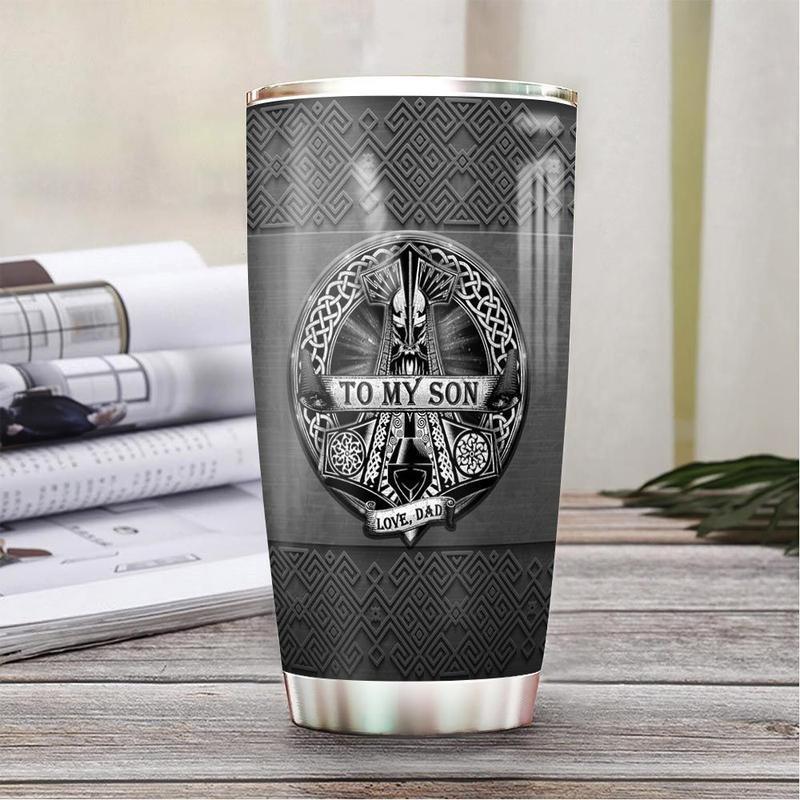 Viking To My Son I Love You 20 Oz Tumbler For Travel Gifts