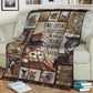 Book Time Spent With Books Flannel Blanket For Bed Sofa And Reading Nook Decor