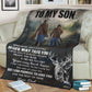 Hunting To My Son In Life Flannel Blanket For Bed Sofa And Reading Nook Decor