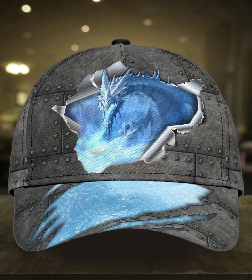 Ice Dragon Fantasy Creature Style – Classic Cap
