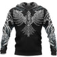 Collection Viking Huginn Special White Edition – 3D Hoodie