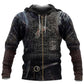 Collection Viking Raven Armor Style – 3D Hoodie
