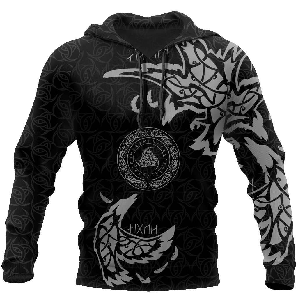 Collection Viking Muninn Tattoo Design – 3D Hoodie