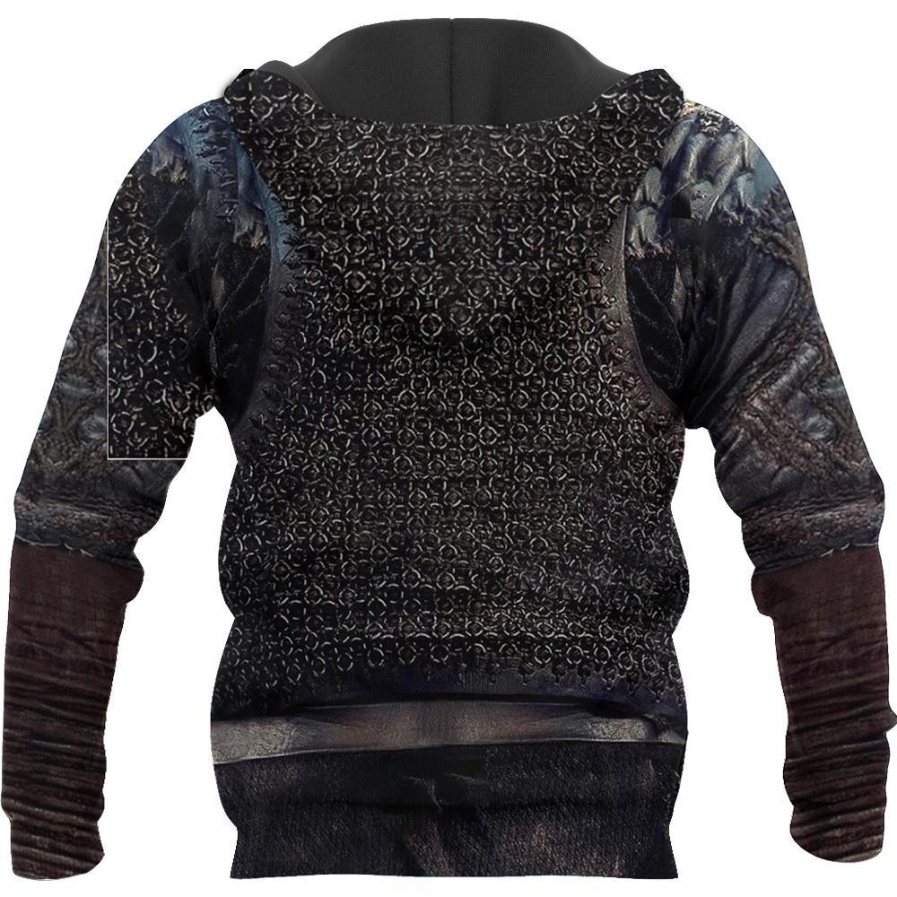 Collection Viking Raven Armor Style – 3D Hoodie