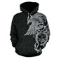 Collection Viking Muninn Raven Design – 3D Hoodie