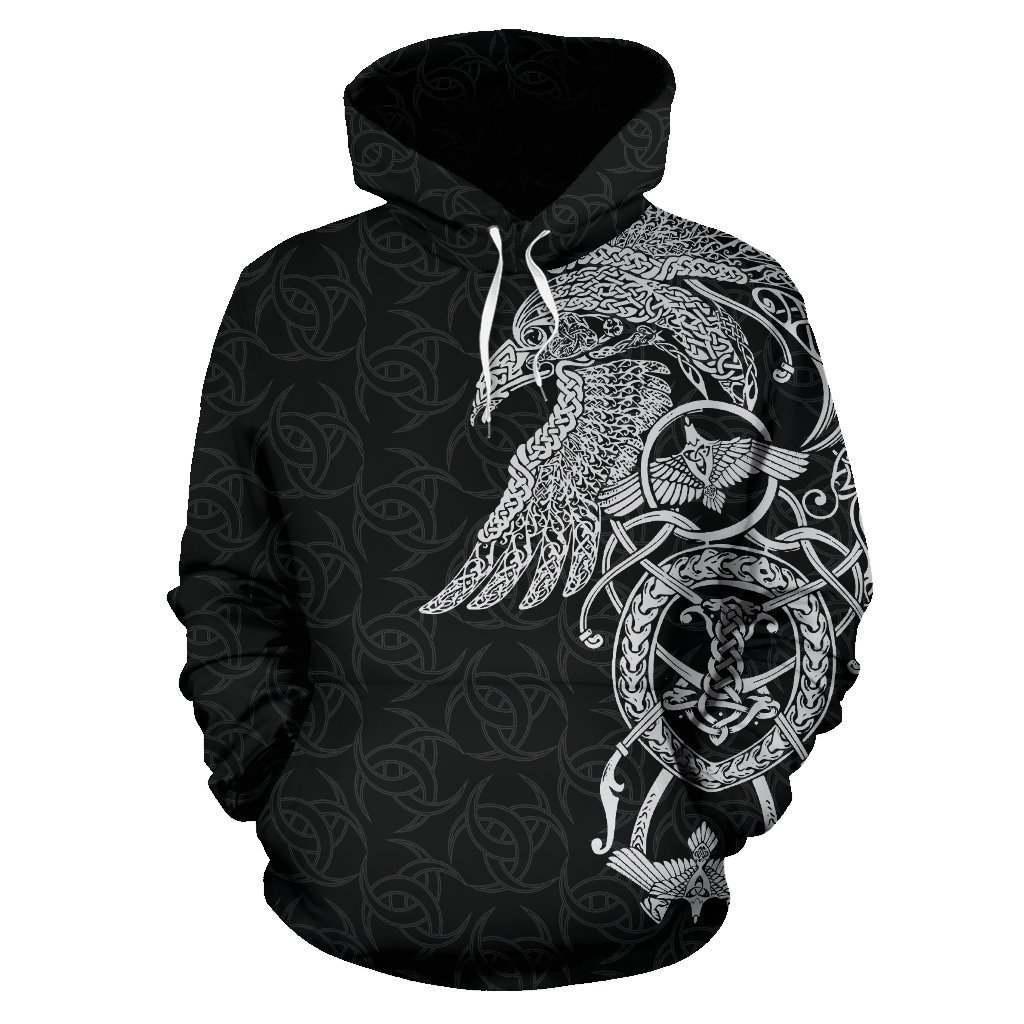 Collection Viking Muninn Raven Design – 3D Hoodie