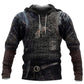 Collection Viking Raven Armor Style – 3D Hoodie