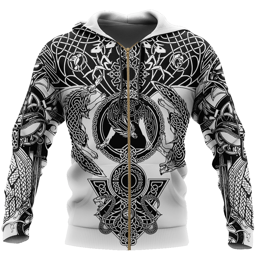 Collection Viking Odin All Over Print Version 2.0 – 3D Hoodie