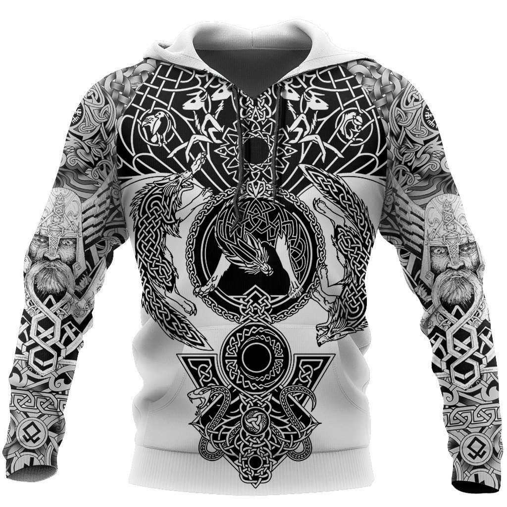 Collection Viking Tattoo All Over Print Version 3.0 – 3D Hoodie