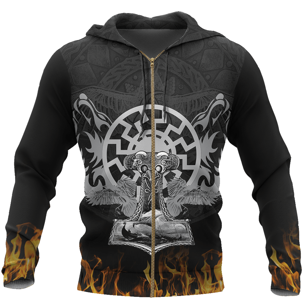 Collection Vikings Classic Design – 3D Hoodie