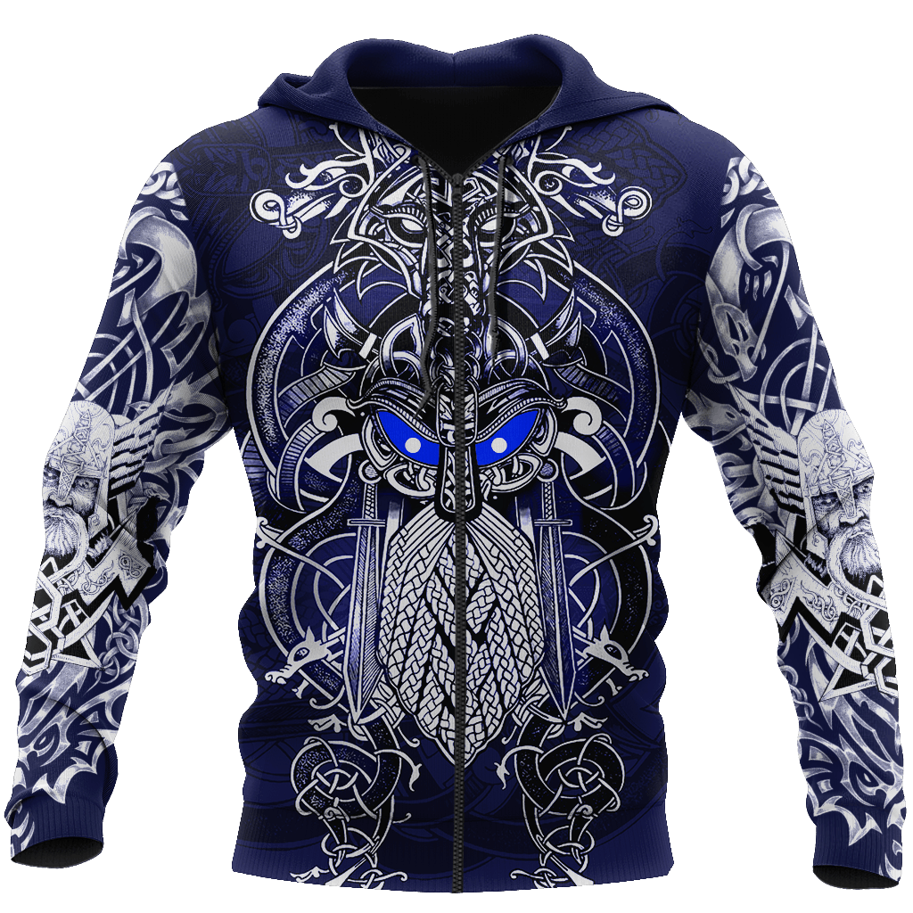 Collection Viking Odin Tattoo Style – 3D Hoodie