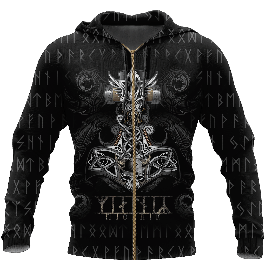 Collection Viking Mjolnir – 3D Hoodie