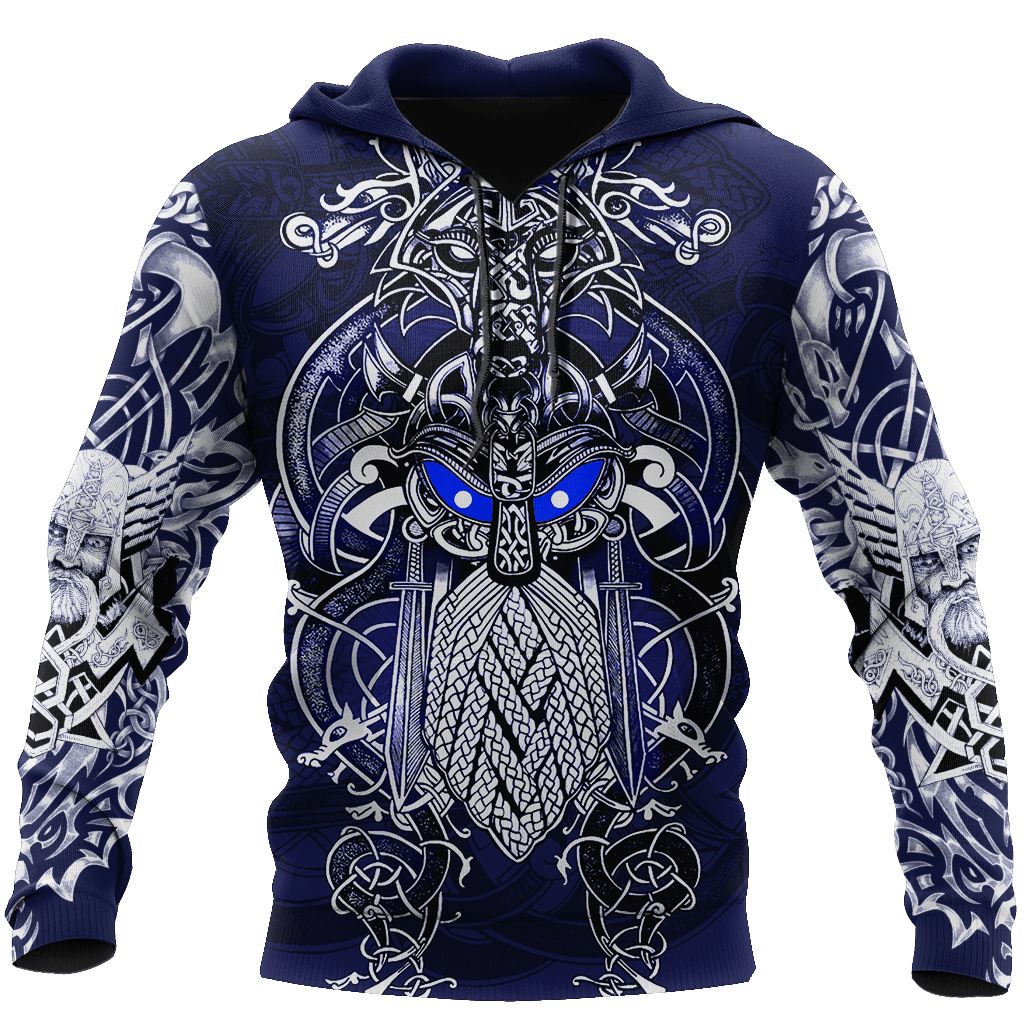 Collection Viking Odin Tattoo Style – 3D Hoodie