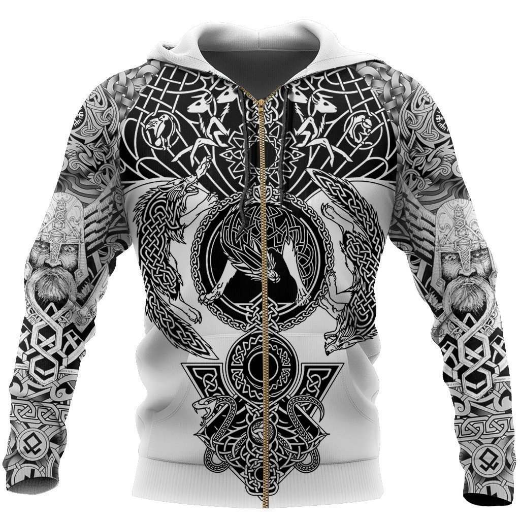 Collection Viking Tattoo All Over Print Version 3.0 – 3D Hoodie