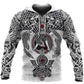 Collection Fenrir Skoll And Hati Valknut White – 3D Hoodie