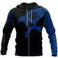 Collection Viking Eagle Blue Ocean – 3D Hoodie