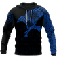 Collection Viking Eagle Blue Ocean – 3D Hoodie