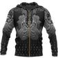 Collection Vegvisir Mjolnir Dragon Norse Tattoo – 3D Hoodie
