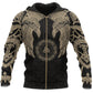 Collection Viking Muninn Tattoo Style Version 3.0 – 3D Hoodie