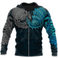 Collection Ravens Of Midgard Blue – 3D Hoodie