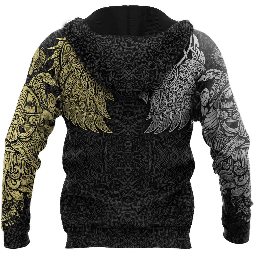 Collection Ravens Of Midgard Gold Edition – 3D Hoodie
