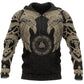 Collection Viking Muninn Tattoo Style Version 3.0 – 3D Hoodie