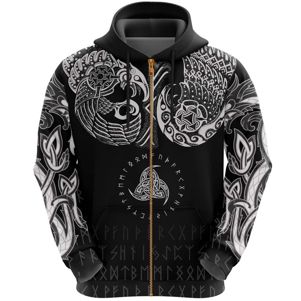 Collection Vikings Chest Tattoo Design – 3D Hoodie