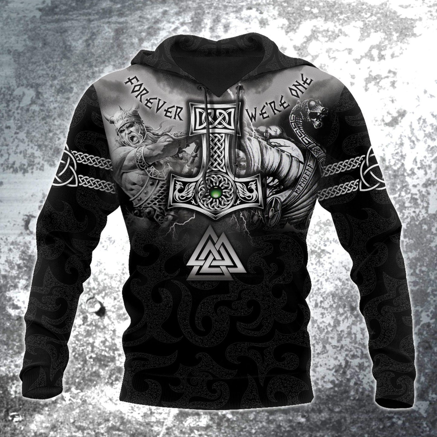 Collection Hammer Of Thor Viking Art – 3D Hoodie