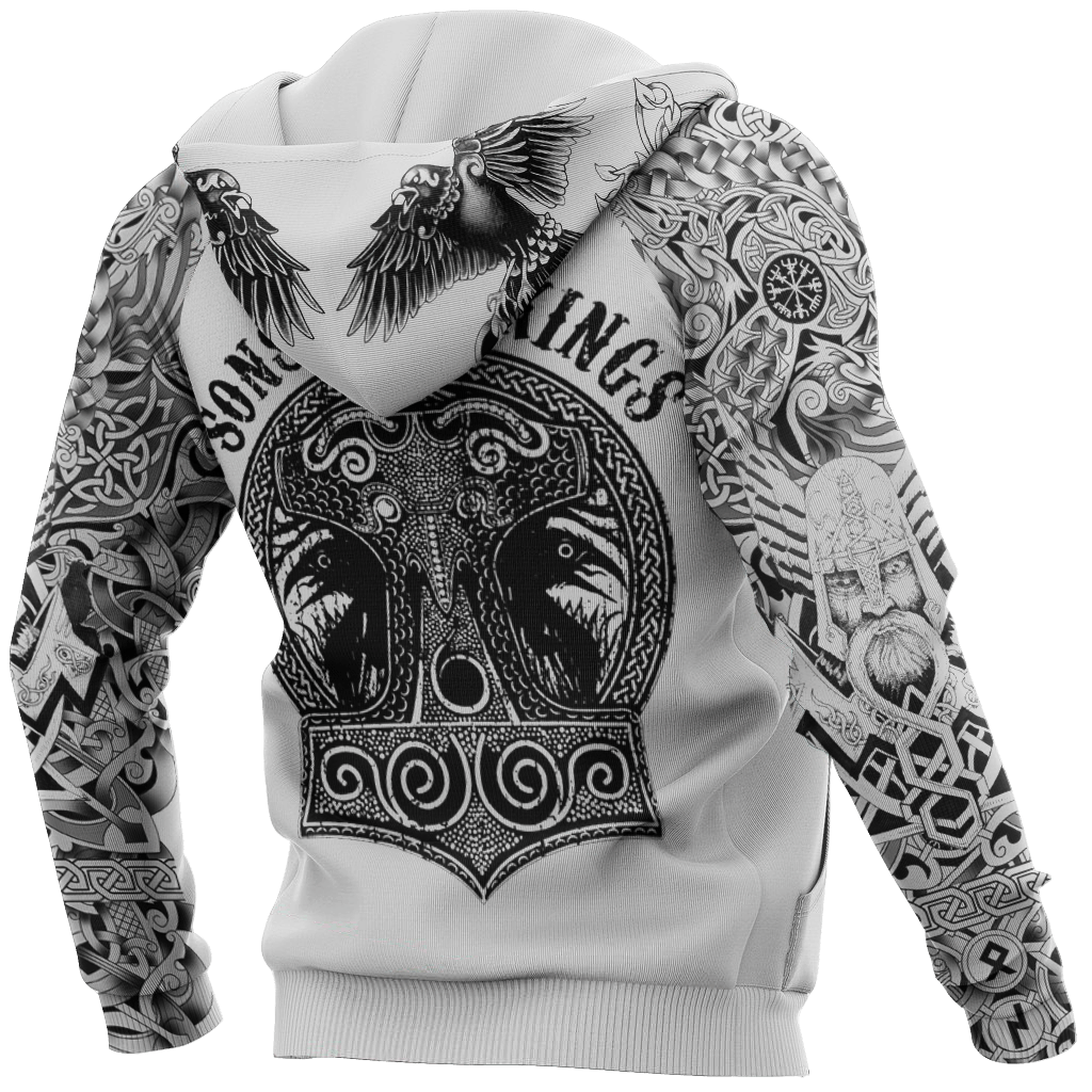 Collection Sons Of Vikings All Over Print – 3D Hoodie
