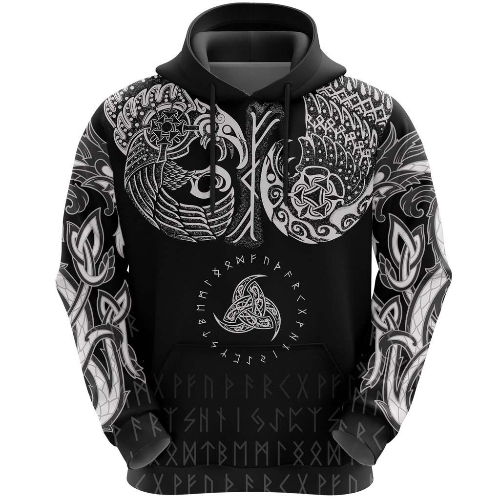 Collection Vikings Chest Tattoo Design – 3D Hoodie