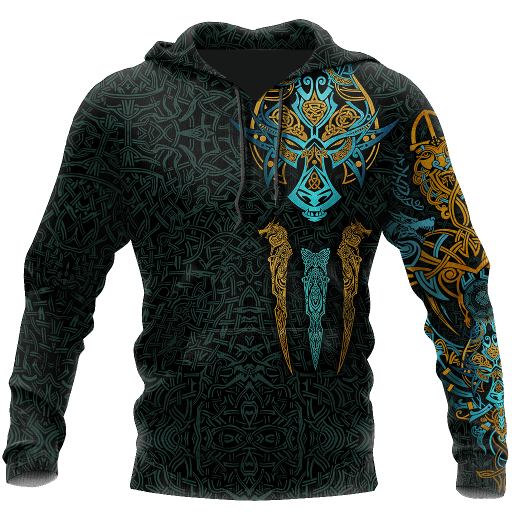 Collection Viking Fenrir Pullover Design – 3D Hoodie