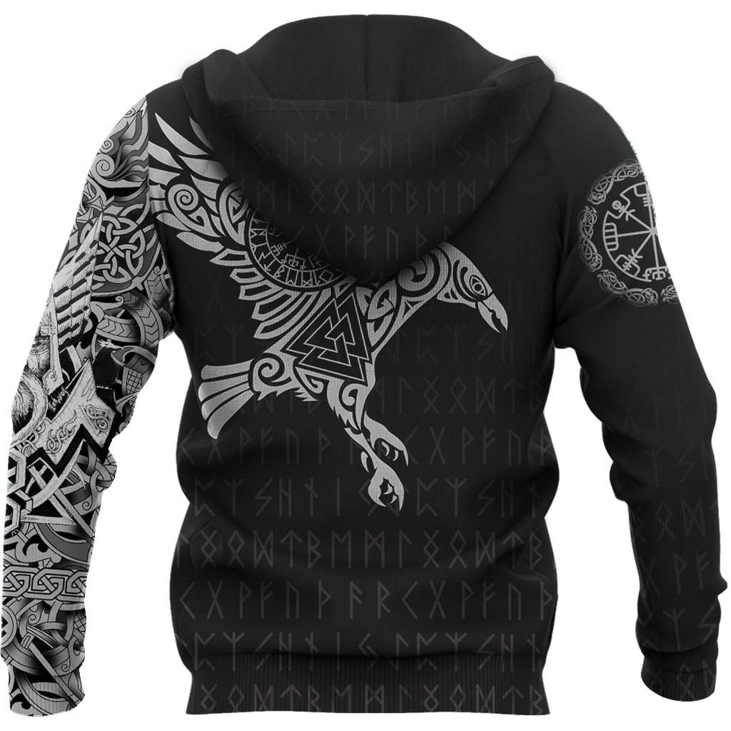 Collection Viking Raven Of Odin Tattoo Version 2.0 – 3D Hoodie