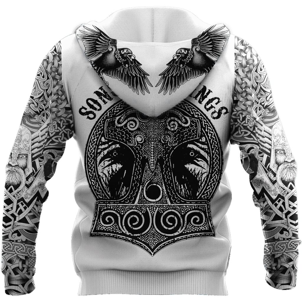 Collection Sons Of Vikings All Over Print – 3D Hoodie