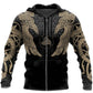 Collection Viking Muninn Tattoo Version 2 – 3D Hoodie