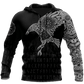 Collection Viking Raven Of Odin Tattoo – 3D Hoodie