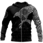 Collection Viking Raven Of Odin Tattoo – 3D Hoodie