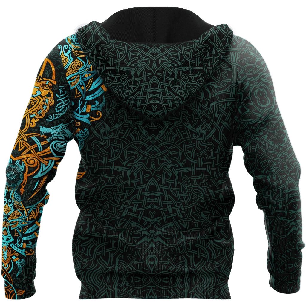 Collection Viking Fenrir Pullover Design – 3D Hoodie