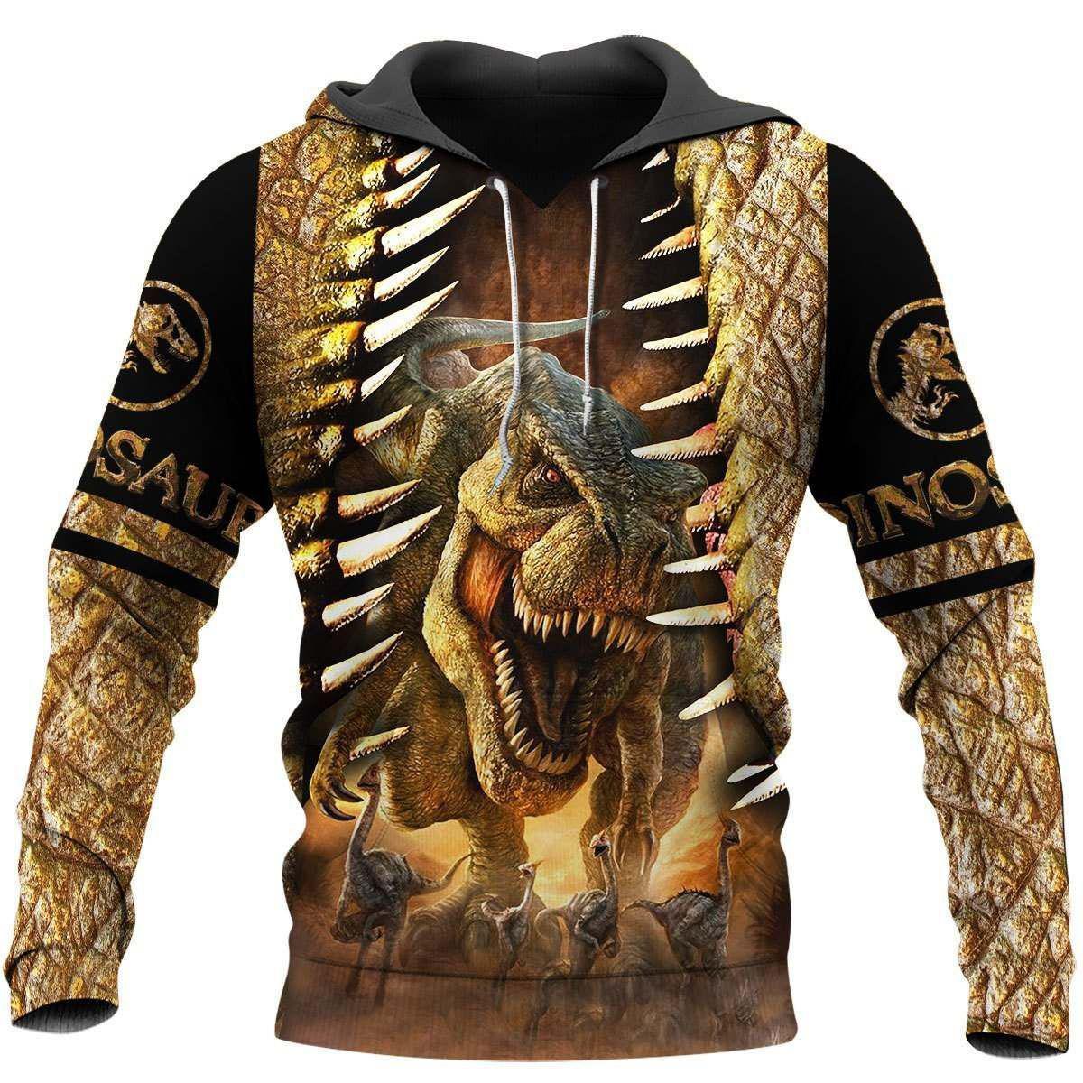 Dinosaur Art All Over Print Graphic – 3D Hoodie