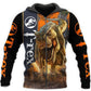 T Rex Dinosaur All Over Print Art – 3D Hoodie