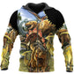 Beautiful Dinosaurs All Over Print Art – 3D Hoodie