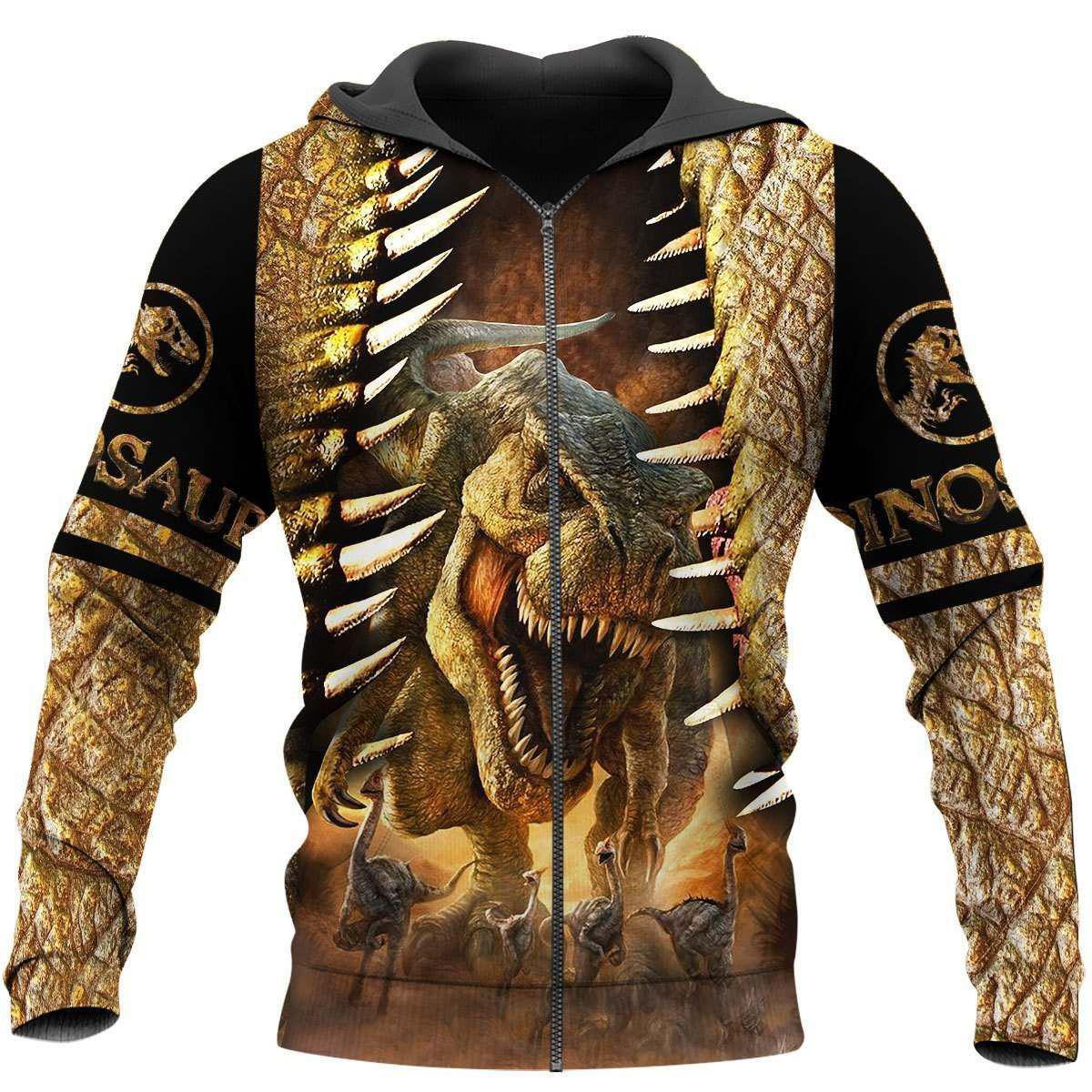 Dinosaur Art All Over Print Graphic – 3D Hoodie