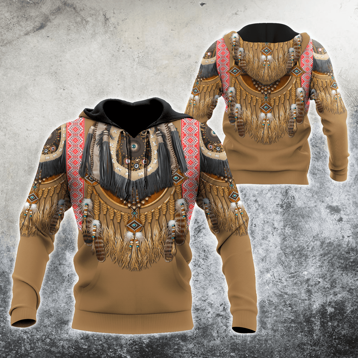 Collection Native American Culture Art – 3D Hoodie