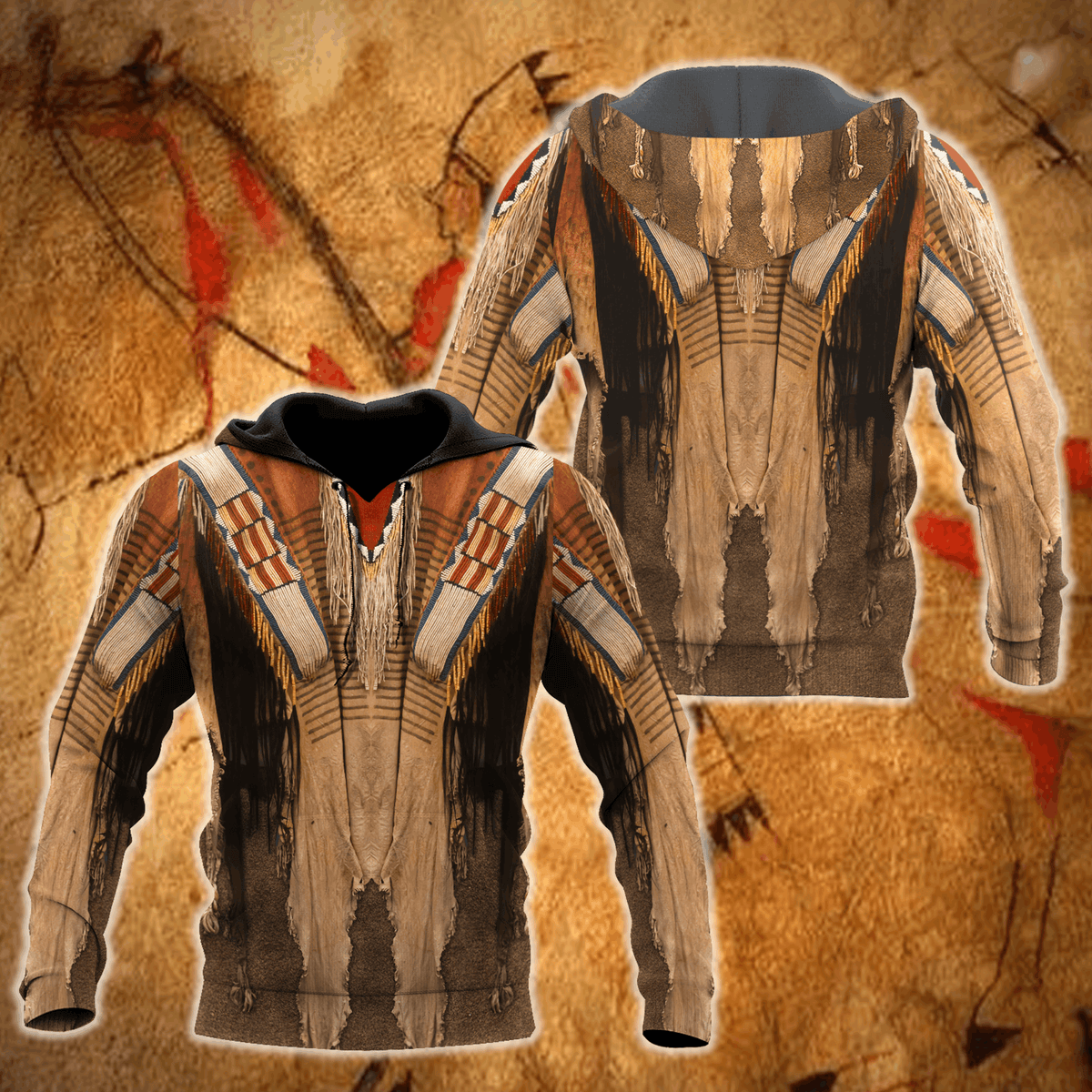 Collection Native American Culture Art – 3D Hoodie