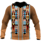 Collection Native American Culture Art – 3D Hoodie