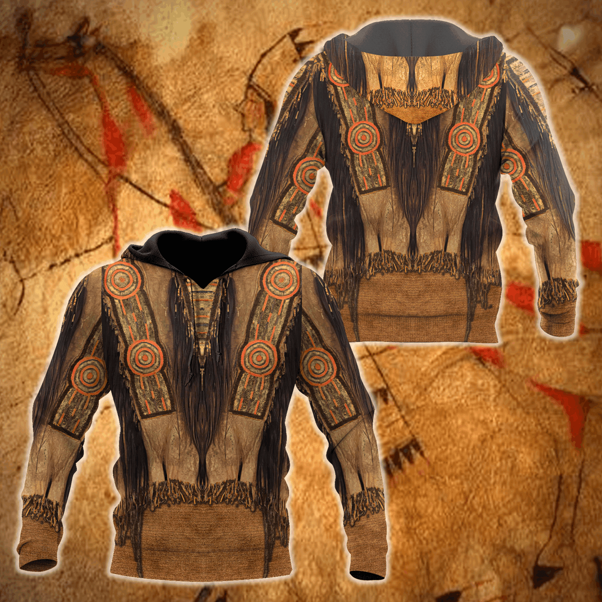 Collection Native American Culture Art – 3D Hoodie