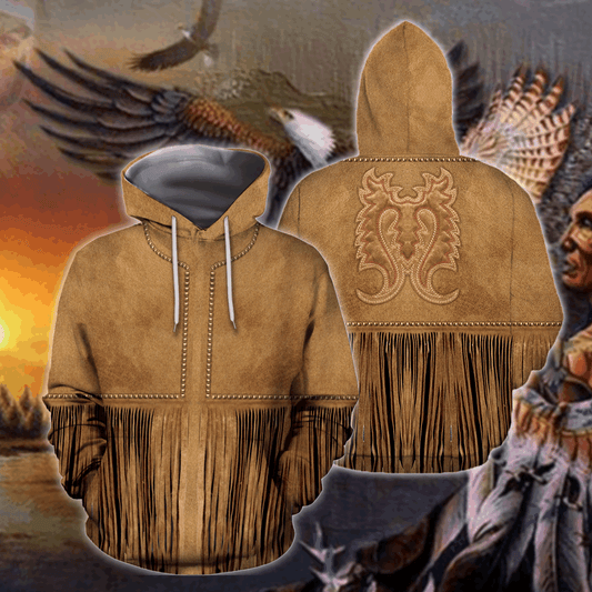 Collection Native American Culture Art – 3D Hoodie