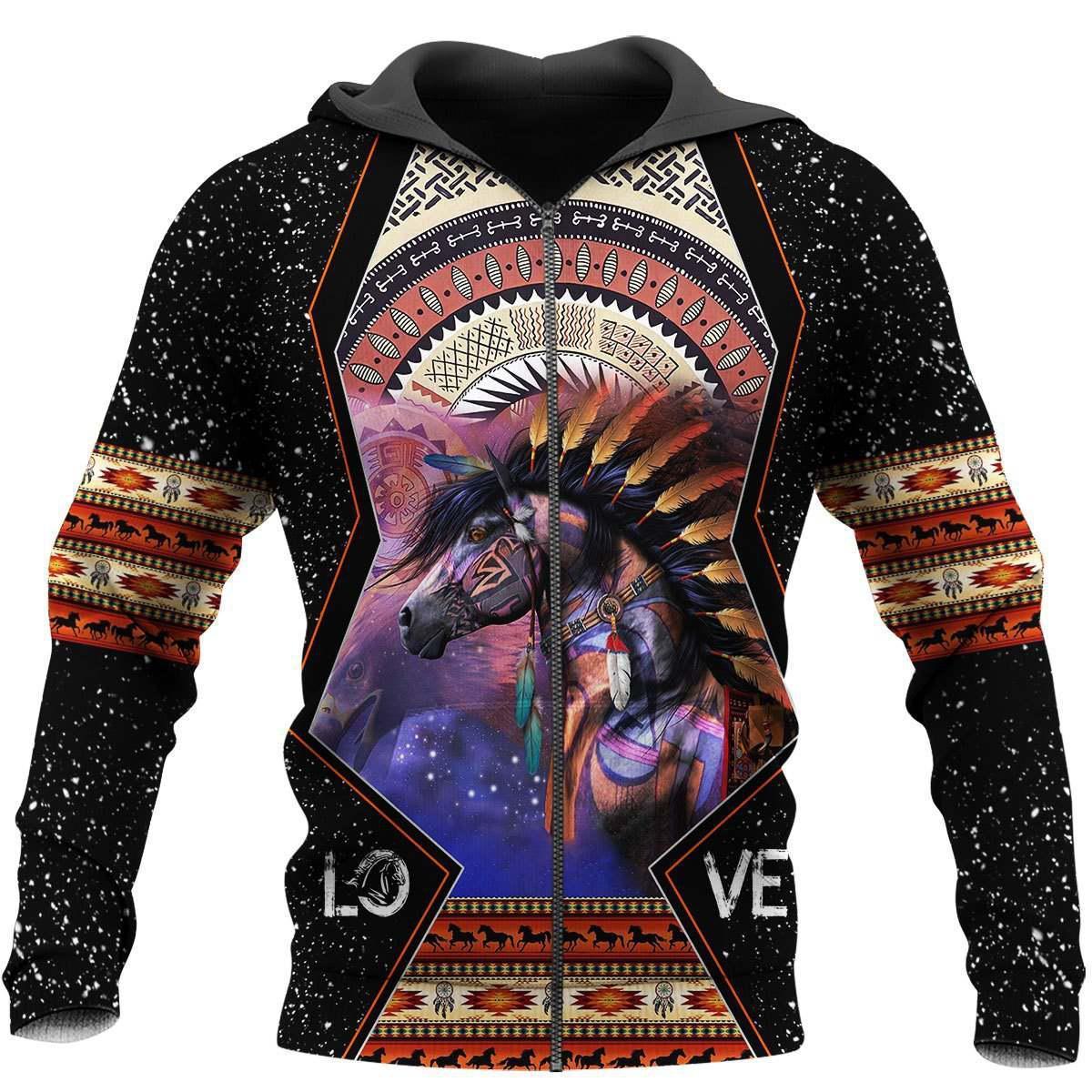 Collection Native American Culture Art – 3D Hoodie