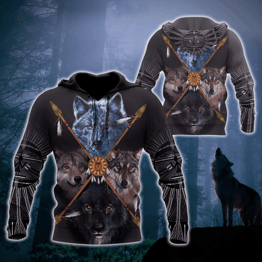 Collection Native American Culture Art – 3D Hoodie